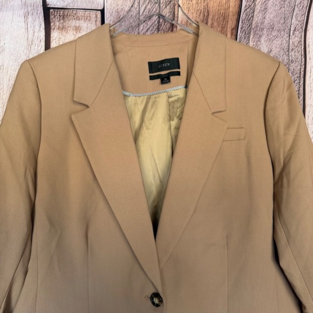 J.Crew Blazer Willa Italian City Wool Blend Work Quiet Luxury Classic Size 18 - Picture 3 of 9